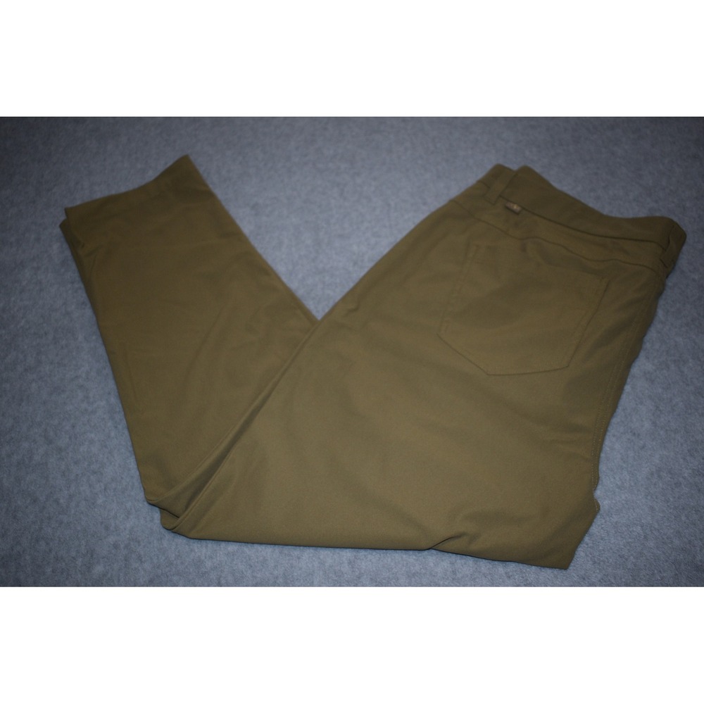 VRST Pants Mens 38x29 Tan Commuter Golf Chino Stretch Slim Fit Polyester